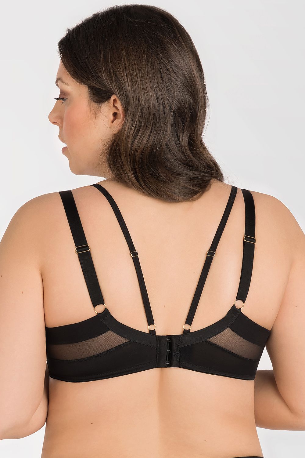 Gorsenia Lingerie luxurious Soft Cleavage-Enhancing Bra designed in Poland, featuring side and bottom underwire for optimum bust shape and comfort.