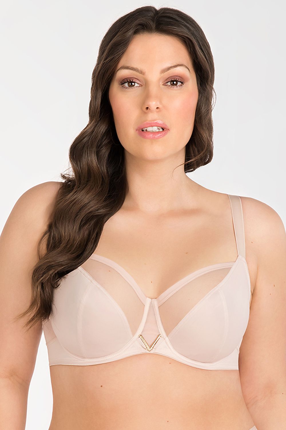 Luxurious Gorsenia Lingerie padded-free bra showcasing exquisite design and comfortable fit for everyday elegance.