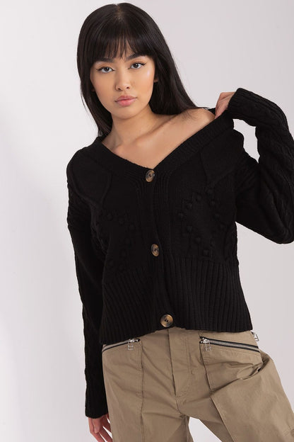 Luxurious Badu acrylic sweater showcasing a fashionable heart neckline, ideal for effortlessly chic everyday wear.
