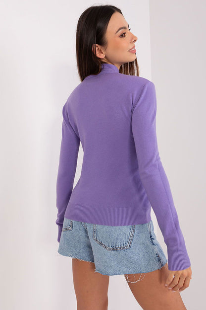 Stylish turtleneck sweater with a refined soft viscose fabric and delicate stripes, designed by Factory Price for chic everyday elegance.
