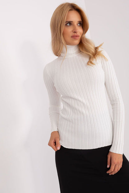 Long sleeve Luxury Viscose Turtleneck Sweater in a stylish setting, ideal for elegant everyday wear by Factory Price.