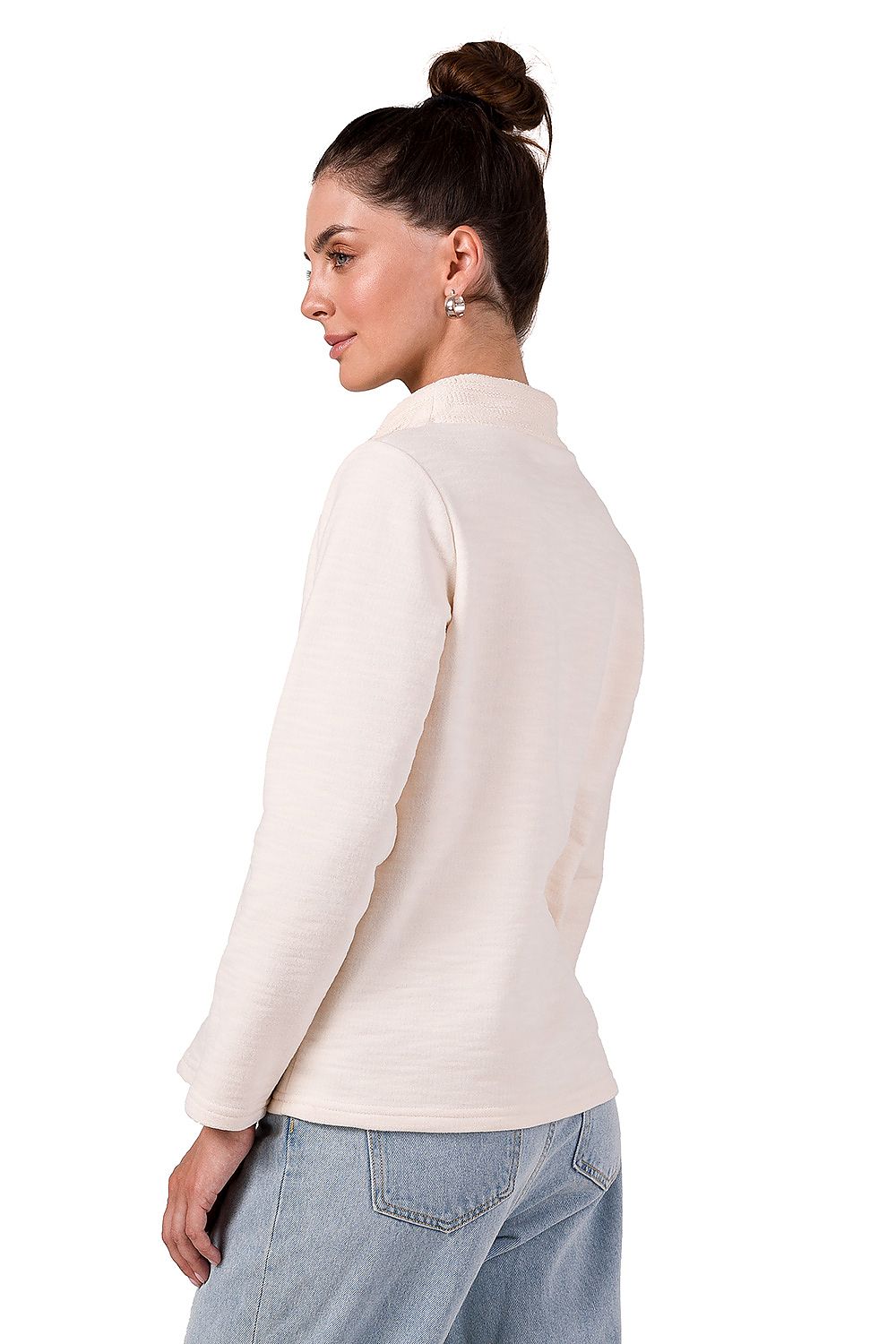 Stylish Women's BeWear Turtleneck Sweatshirt, ideal for layering with a luxurious feel, designed for comfort and elegance in any season.