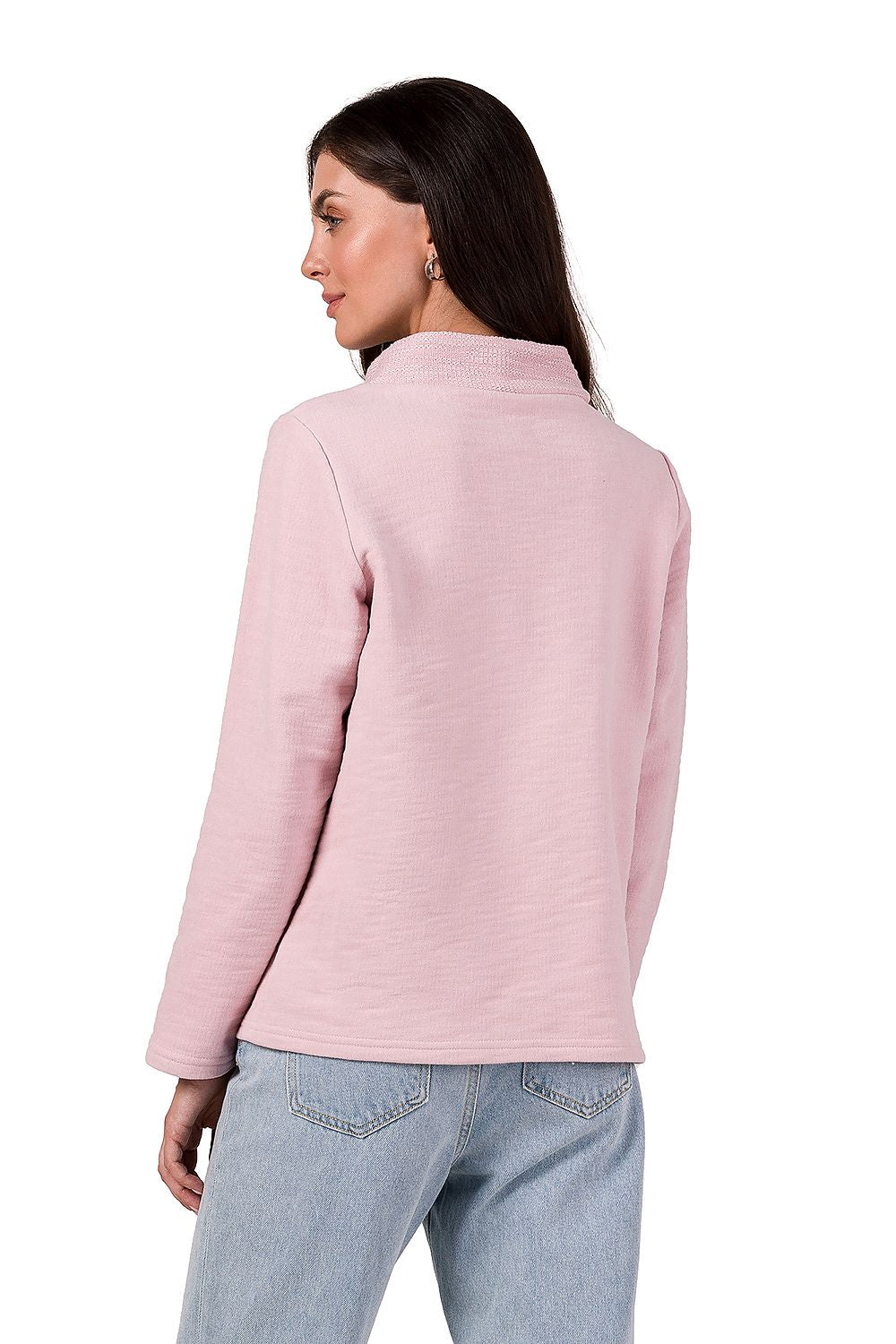 Sophisticated BeWear Women's Turtleneck Sweatshirt, perfect for casual outings or cozy evenings, highlighting modern fashion.