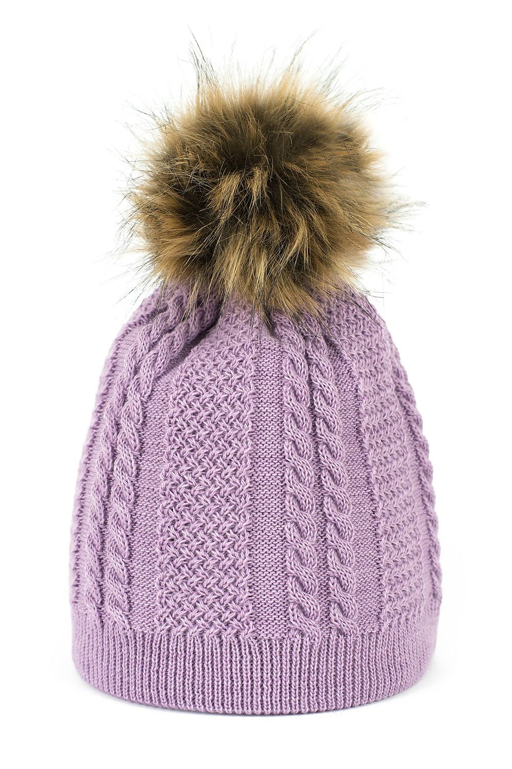 Sophisticated double layer beanie from Art of Polo, featuring a charming pompon and made for a perfect elastic fit.