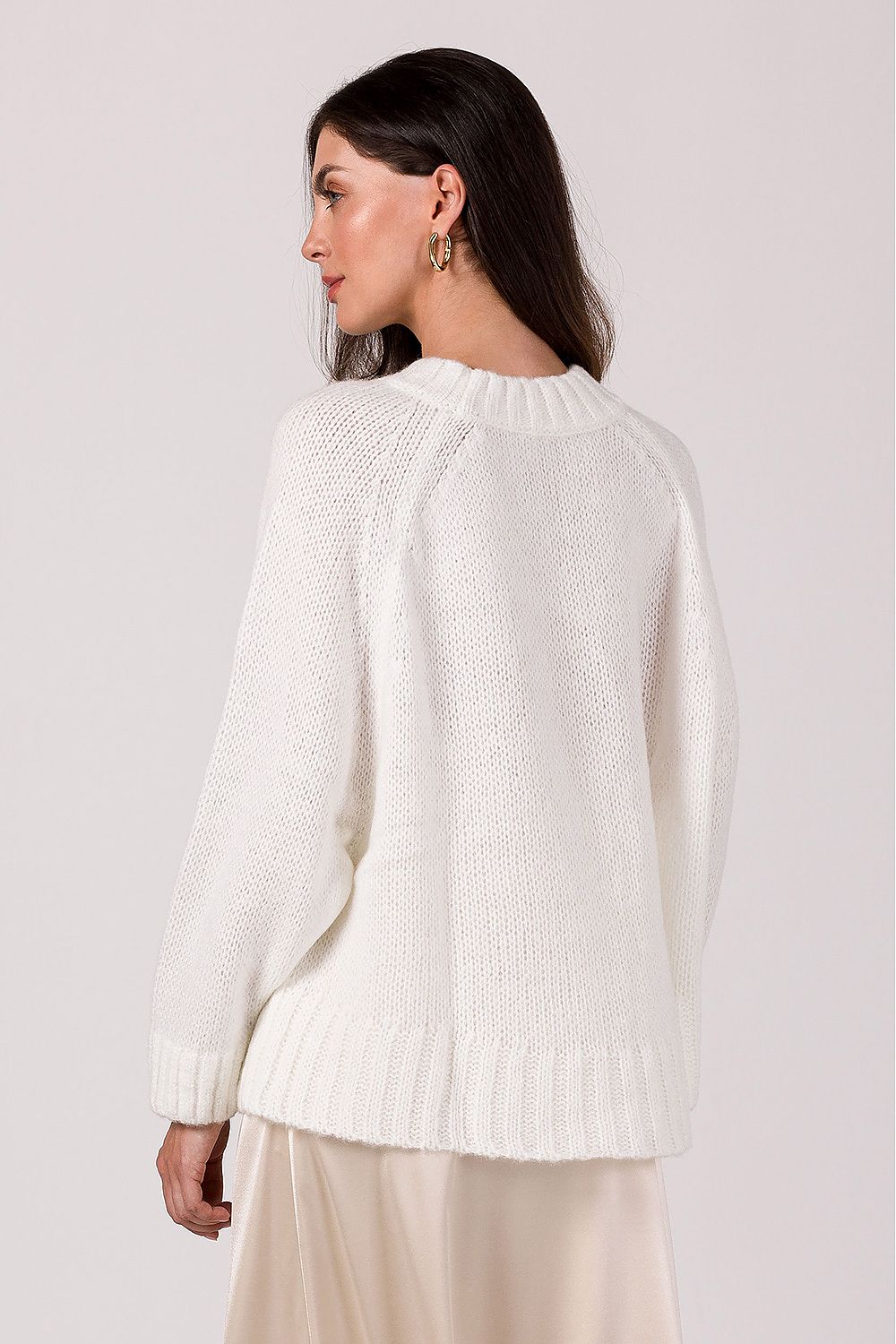 Fashion-forward women's knit jumper in soft, luxurious material, perfect for adding charm to your wardrobe during colder days.