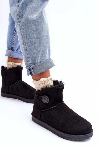 Timeless design eco-suede snow boots, expertly crafted for comfort and insulation during the winter season.