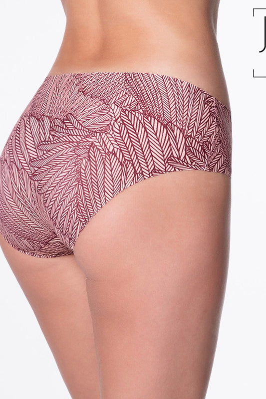 Close-up of Julimex Pastel Dream Seamless Women's Panties with hygienic cotton insert, demonstrating exquisite craftsmanship and smooth seamless technology for everyday luxury.