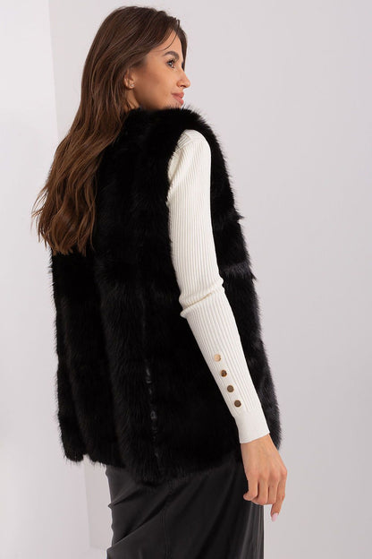 Sophisticated polyester fur gilet by AT, designed for warmth and style during the colder seasons.