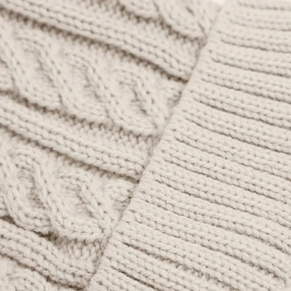 HelloBaby Unisex Beanie - Ecru