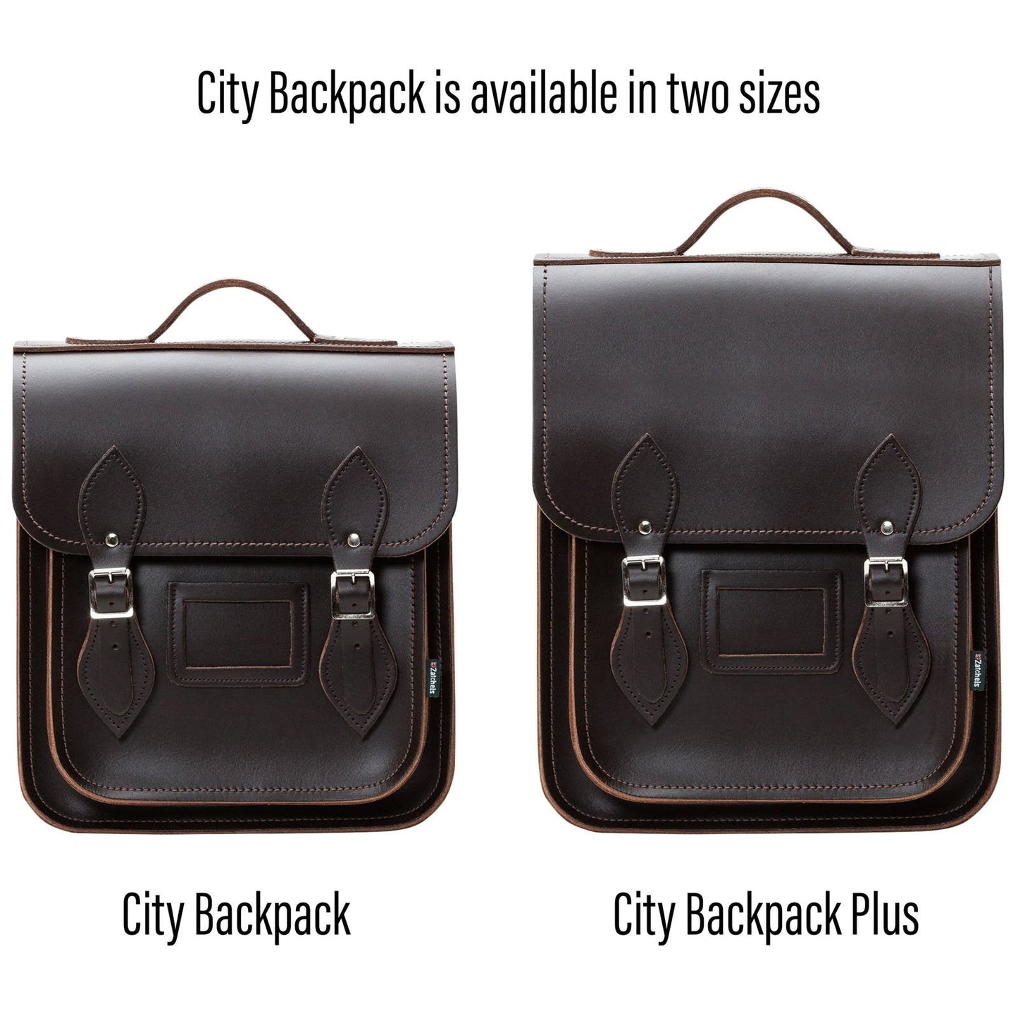 Luxury handmade dark brown leather city backpack, ideal for stylishly navigating city streets or business meetings, combining sophisticated design with practical storage solutions.