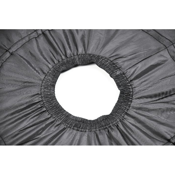 Close-up of the intricate lace and satin ribbon trim on the Dark In Love Valeria Gothic Mini Petticoat, perfect for enhancing a gothic or Lolita-inspired outfit.