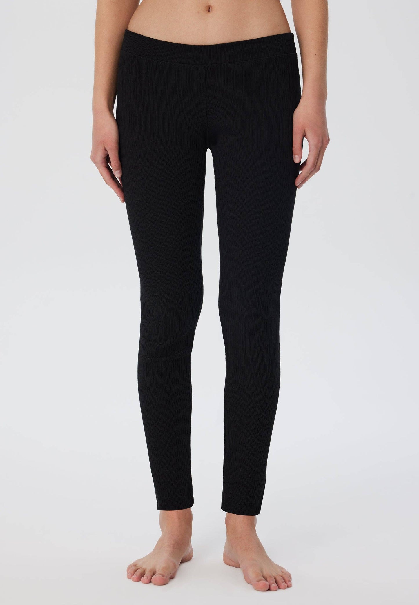 Premium quality women's leggings crafted from soft organic cotton with a flattering snug fit and elasticated waist.