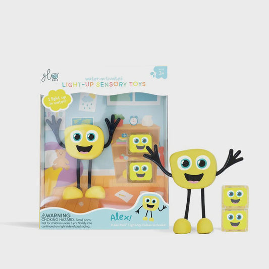 Glo Pals Light up Sensory Toy - Yellow