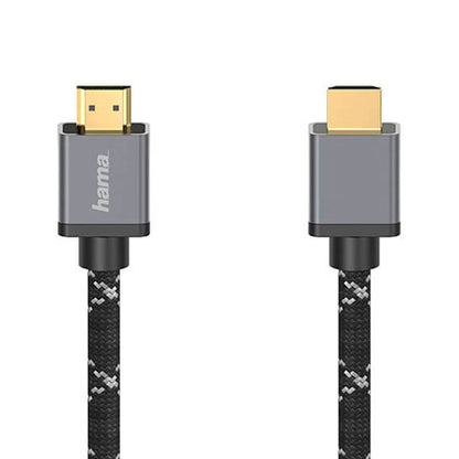 Hama Aluminium 8K Ultra-HD High Speed HDMI Cable, Aramid Fibre Braided, 3m