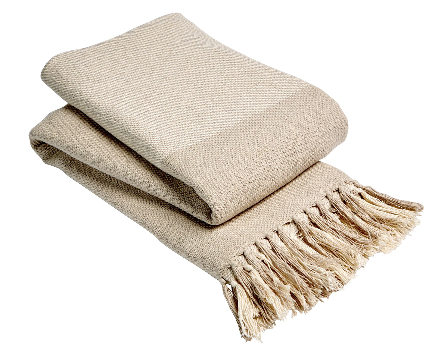 Versatile handwoven pure Indian cotton throw blanket in multiple sizes, designed for sophistication and comfort, perfect for enhancing any home decor.