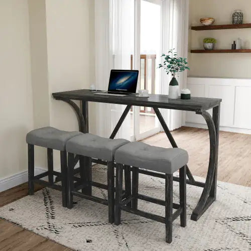 The "Apex" Artisan Bar & Workstation Ensemble: Where Luxury Meets Versatility