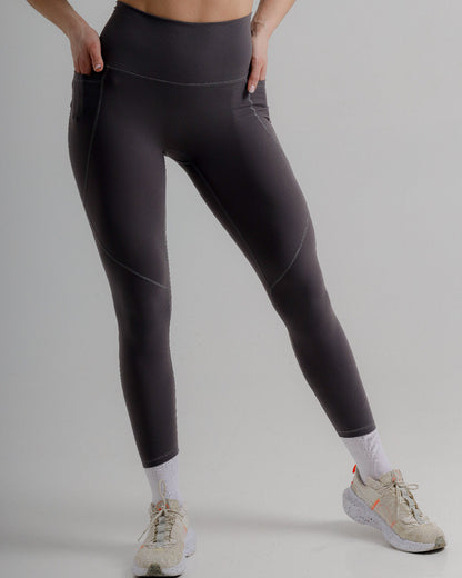 Premium Active Black Leggings with Pockets, High Waist Fit, Available in S-XL, Quick Dry Fabric