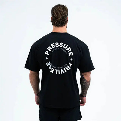 Eye-catching prints on Men's Summer Gym Sports Tee from Dazzling Dreams Studio, perfect for making a statement during workouts.