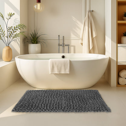 Luxurious Jumbo Loop Bath Mat from OLIVIA ROCCO showcasing its plush loops and soft texture, perfect for enhancing bathroom comfort and safety.