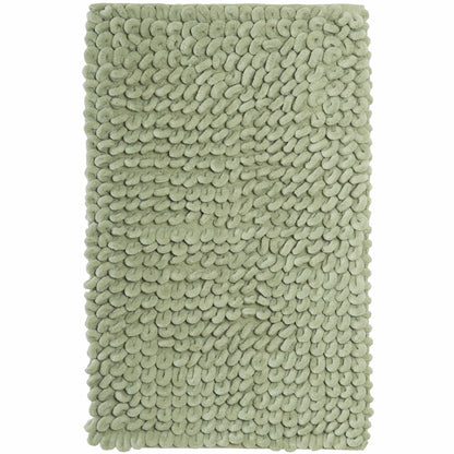 Sophisticated grey Jumbo Loop Bath Mat by OLIVIA ROCCO, ideal for elevating bathroom aesthetics while ensuring comfort and safety.