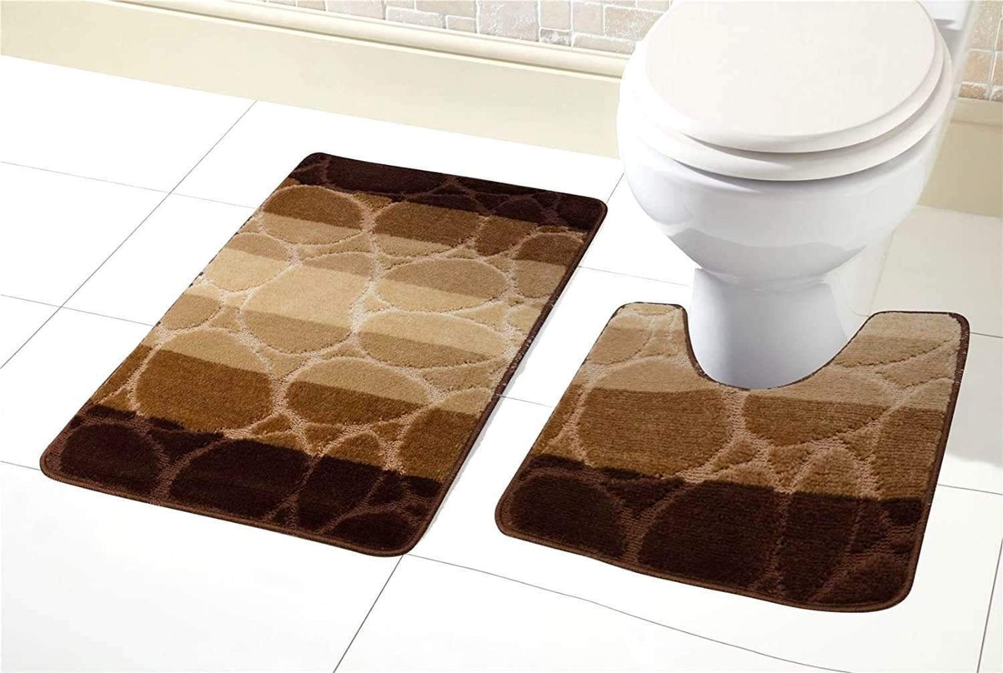 Elegant Kaya Pedestal Bath Mat showcasing premium quality and superior non-slip backing, enhancing safety and style in any luxurious bathroom.