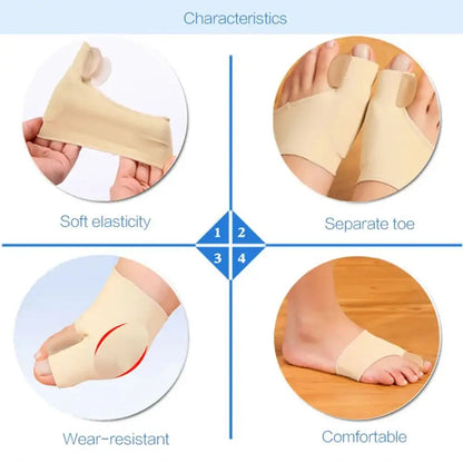 Premium Gel Bunion Protector Socks by Dazzling Dreams Studio, offering luxurious comfort and orthopedic support for bunion relief.