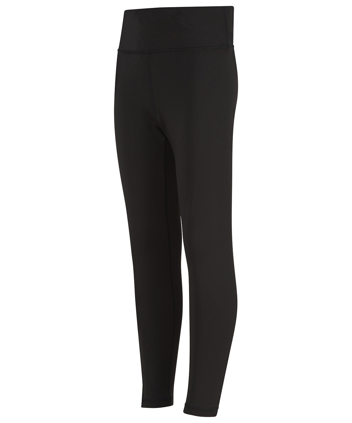 Elegant high-waisted leggings for children, designed for active wear with a focus on comfort and sustainable materials.