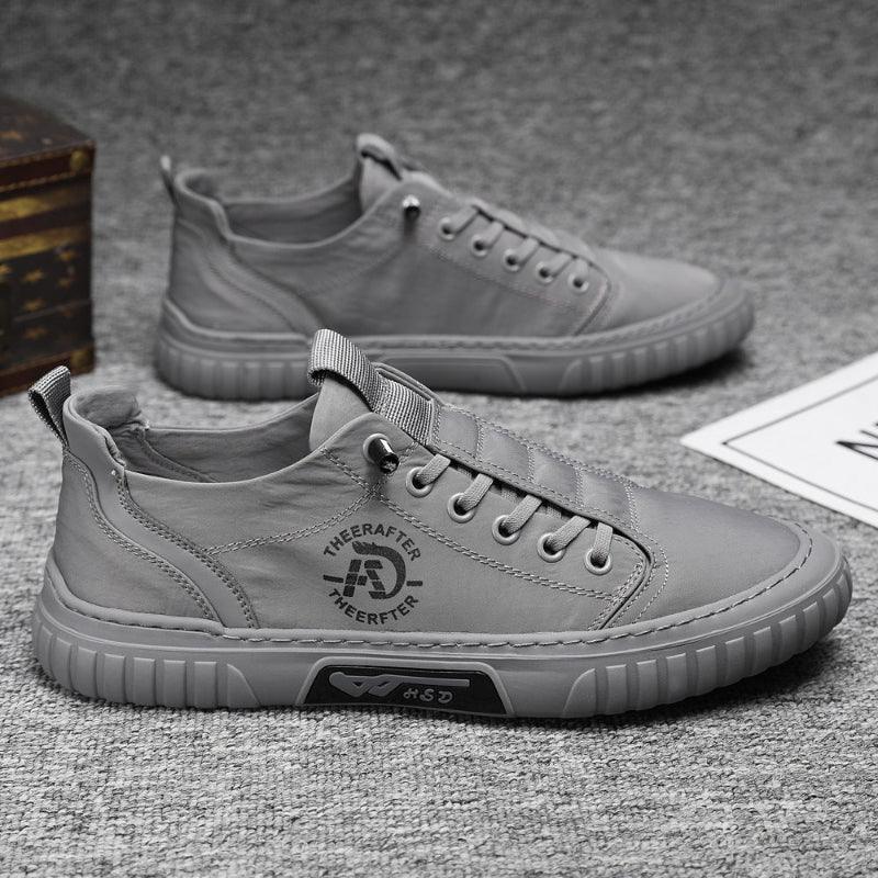 Men's stylish flat shoes made of breathable canvas - Exceptional quality and comfort by Glooosy Store.