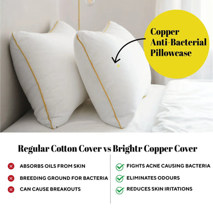 Brightr® sleep nox adjustable pillow double pack
