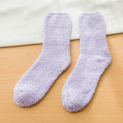 A collection of Luxury Women's Soft Fluffy Vibrant Socks displayed elegantly, highlighting the vibrant hues and soft fabric, designed by Dazzling Dreams Studio.