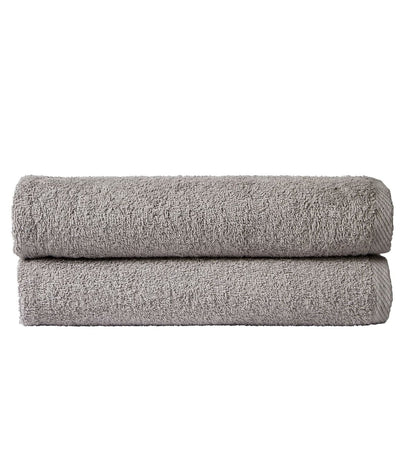 High-quality pack of 2 quick-drying bath sheets from OLIVIA ROCCO featuring exquisite craftsmanship, ideal for gym and holiday use.