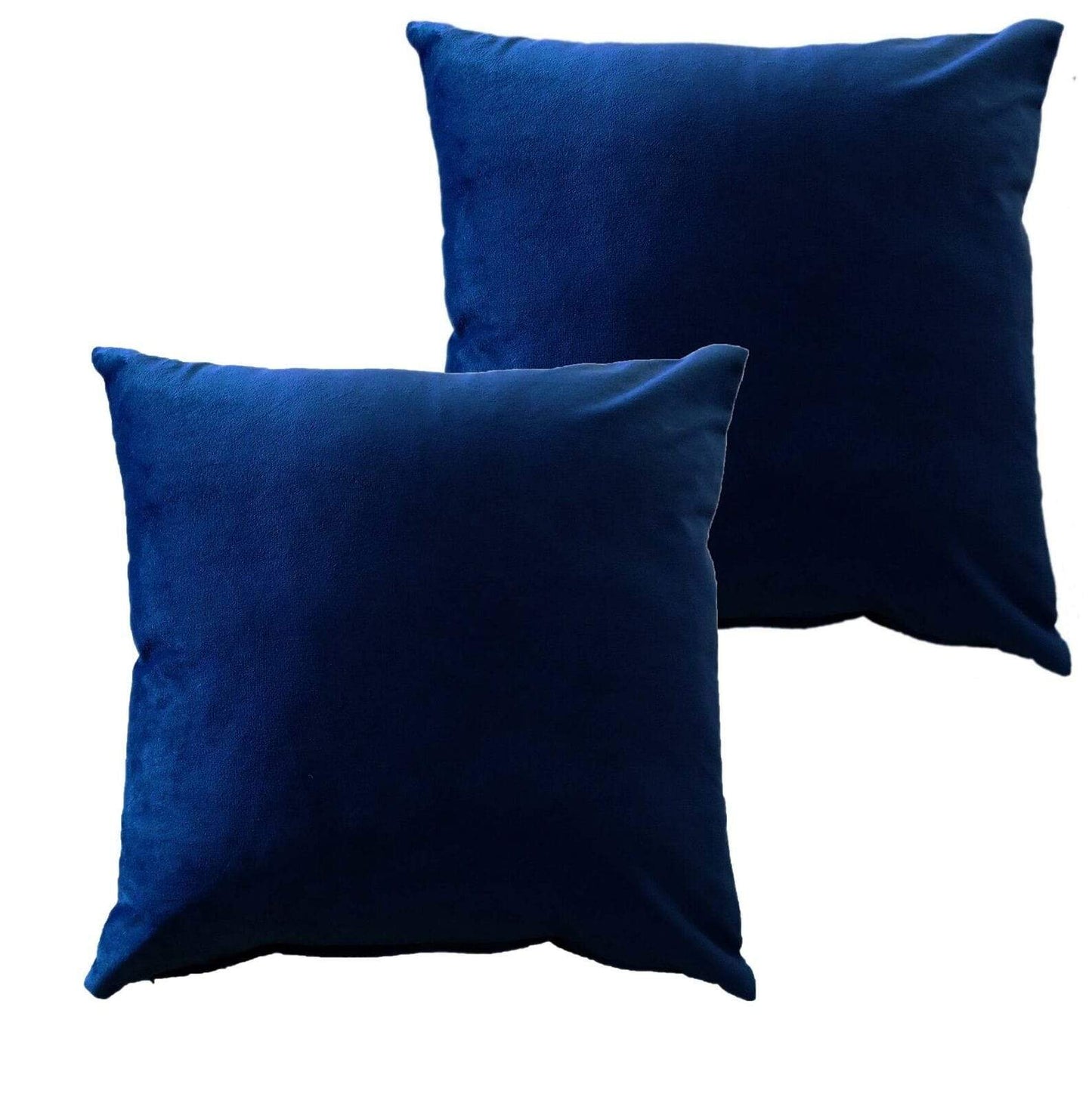 Pack of 2 luxurious matte velvet cushion covers showcasing vibrant green hue, ideal for adding a touch of sophistication to garden decor.