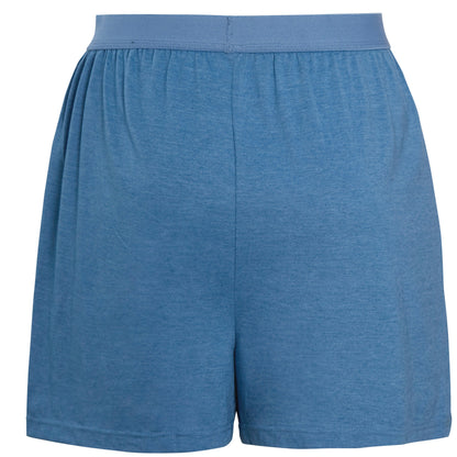 Pack of 6 men’s boxer shorts loose fit cotton blend jerse...