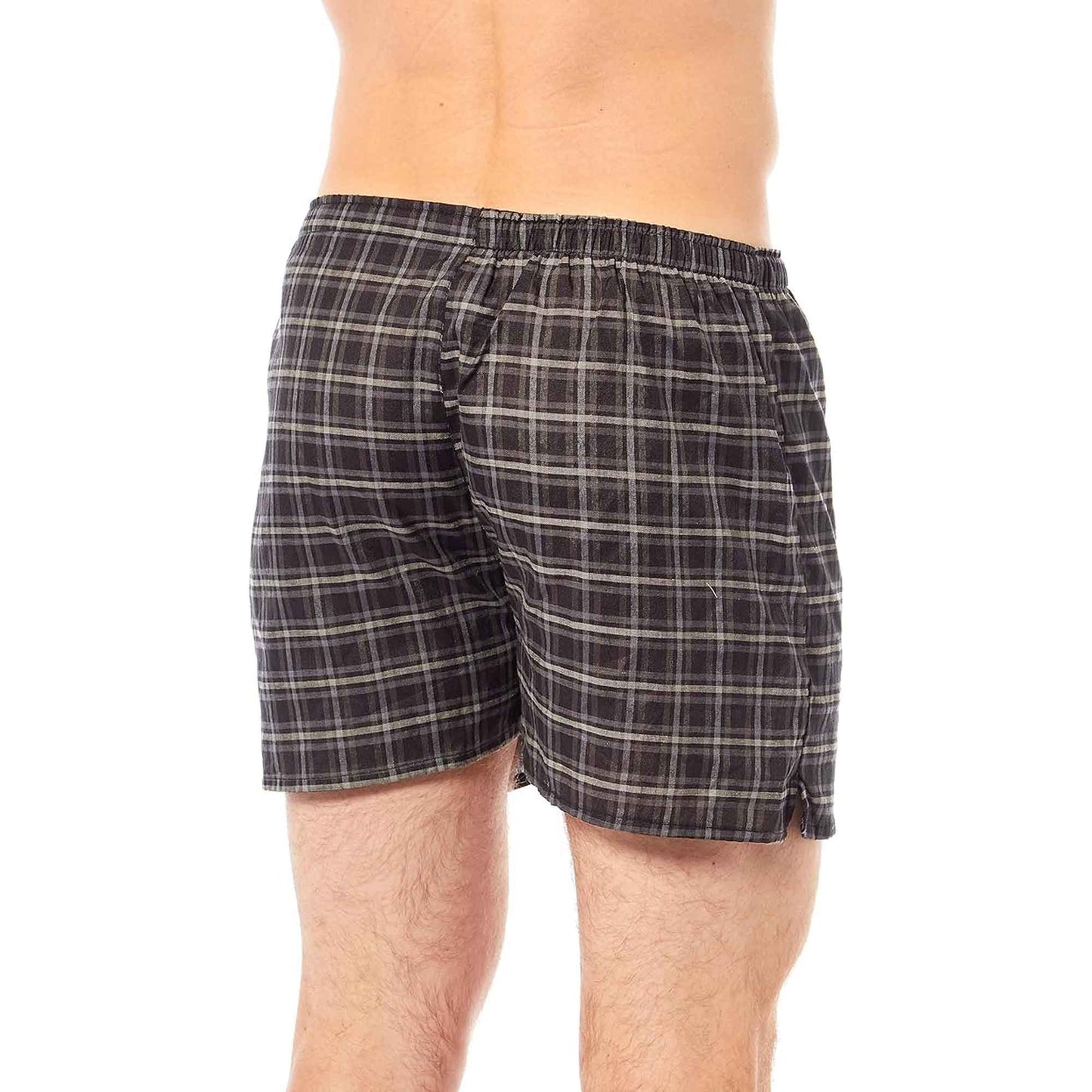 Pack of 6 mens loose fit boxers with comfort waistband bu...