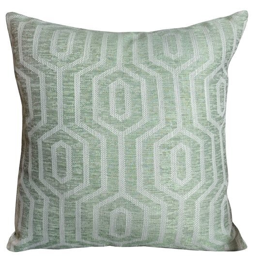 Luxurious Paris Cushion Cover in Sage Green, perfect for enhancing modern home décor with its elegant 43x43 cm square design.