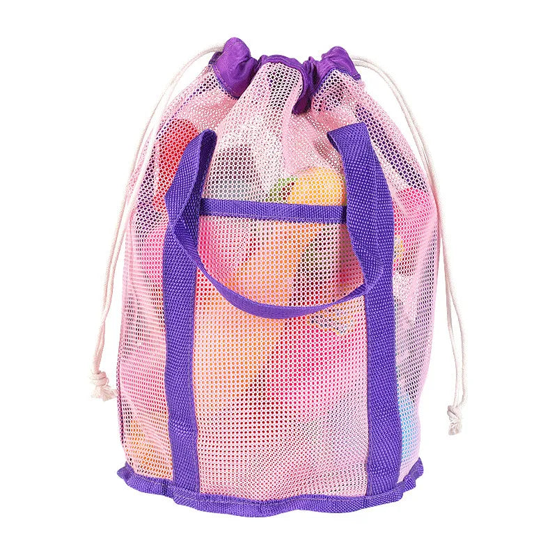 Elegant solid colour storage bag for swimming and beach clothing, highlighting its lightweight and durable construction.