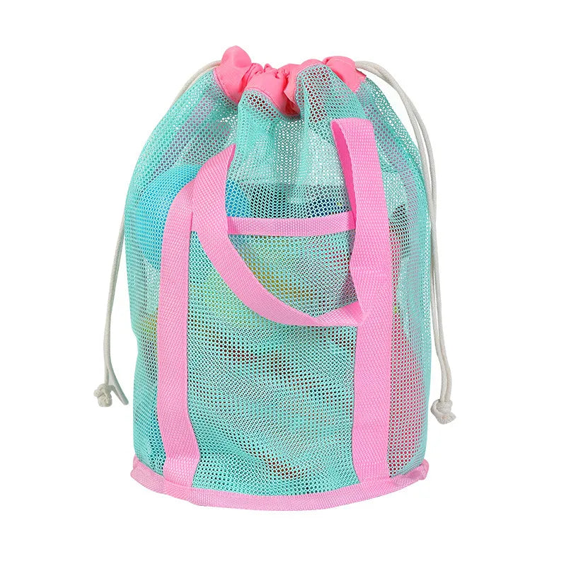 Stylish nylon backpack for vacation purposes, boasting a solid colour design, perfectly suited to hold beach swimming clothes.
