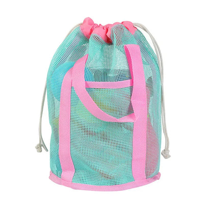 Stylish nylon backpack for vacation purposes, boasting a solid colour design, perfectly suited to hold beach swimming clothes.
