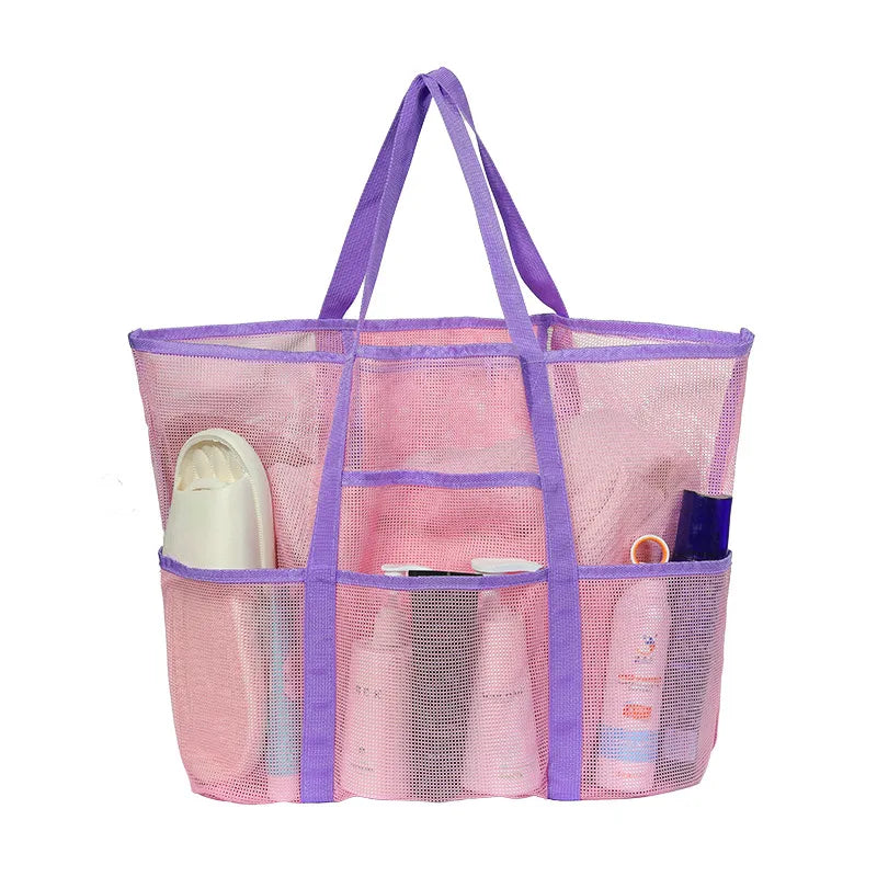 Durable beach swimming clothes bag in a stylish solid colour, perfect for vacations and travel.