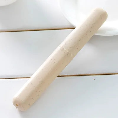 Sleek and stylish eco-friendly toothbrush case in vibrant candy colours, ideal for maintaining oral hygiene on the go.