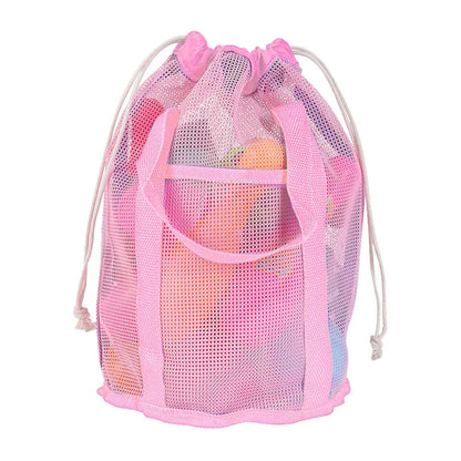 Versatile storage basket designed for beach swimming clothes, crafted from high-quality nylon for a luxury vacation experience.