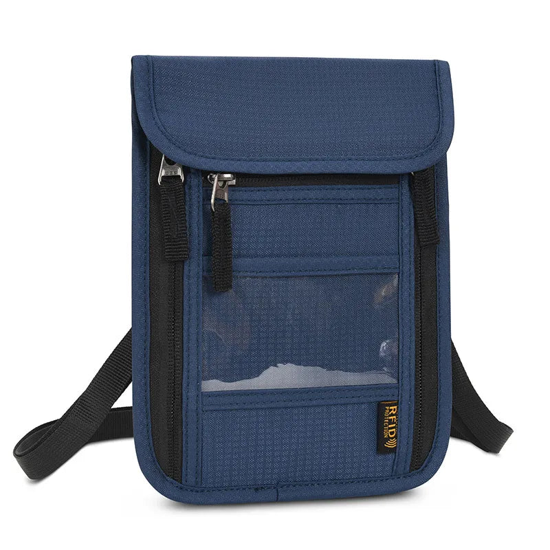 Chic and functional unisex passport holder in a sophisticated solid colour, designed for all-season travel needs.