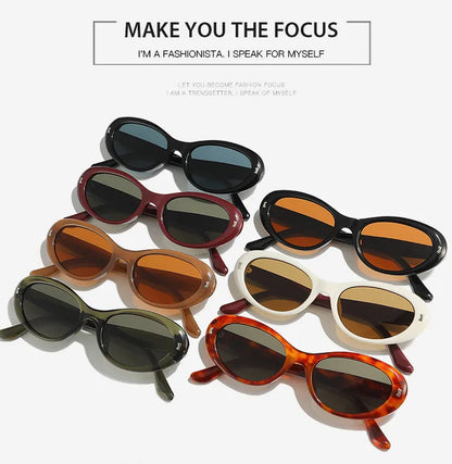 Luxury women's full frame cat eye sunglasses featuring a stylish geometric pattern, perfect for vacation and outdoor wear.