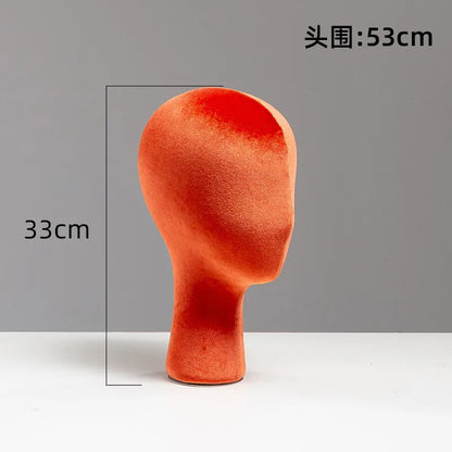 Pin Head Model Prop Display Stand Wig Hat Glasses Scarf Jewelry Holder Female Adult Mannequin Hair Extension Tool Kit