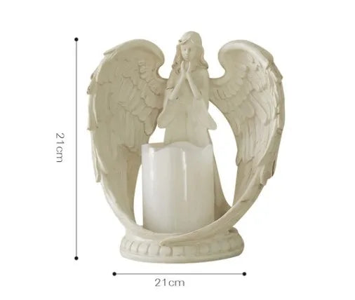 Christmas Vintage Style Simple Style Angel Resin candlestick