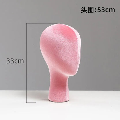 Pin Head Model Prop Display Stand Wig Hat Glasses Scarf Jewelry Holder Female Adult Mannequin Hair Extension Tool Kit