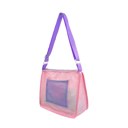 Chic solid colour nylon bag designed for stylish beach outings, combining functionality with luxury for your vacation.