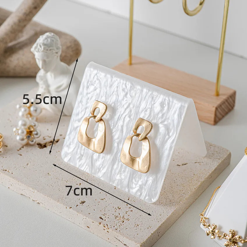 Acrylic Earring Display Stand Cloud Pattern Jewelry Storage Organizer Nordic Style Photo Prop For Ear Studs And Hoops