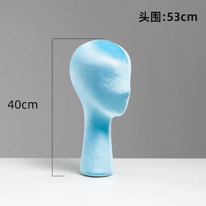 Pin Head Model Prop Display Stand Wig Hat Glasses Scarf Jewelry Holder Female Adult Mannequin Hair Extension Tool Kit