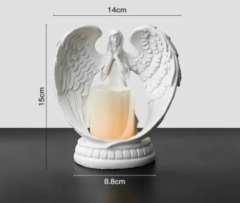 Christmas Vintage Style Simple Style Angel Resin candlestick